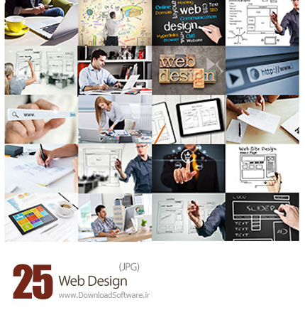 دانلود تصاویر با کیفیت طراحی وب - Web Design
