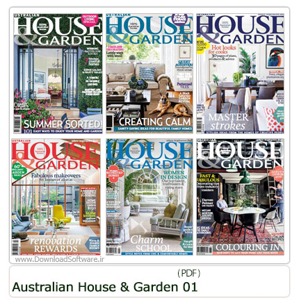 دانلود مجله دکوراسیون داخلی خانه و گلخانه استرالیا - Australian House And Garden 2015 Full Year Issues Collection 01