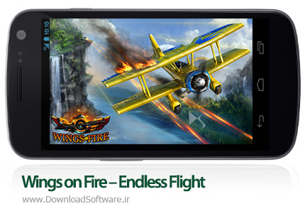 دانلود بازی Wings on Fire – Endless Flight – بال ها در آتش برای اندروید