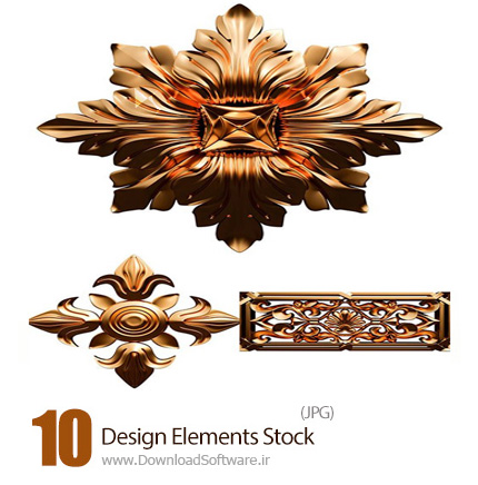 دانلود تصاویر با کیفیت عناصر تزئینی متنوع - Design Elements Stock