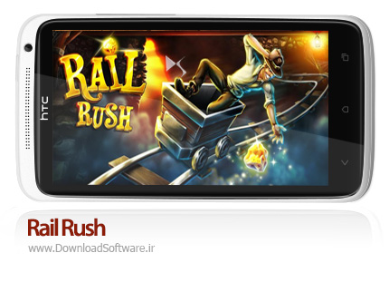 دانلود Rail Rush بازی راه آهن راش برای آندروید + نسخه مود