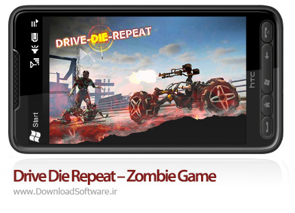 دانلود بازی Drive Die Repeat – Zombie Game – کشتار زامبی ها برای اندروید + پول بی نهایت
