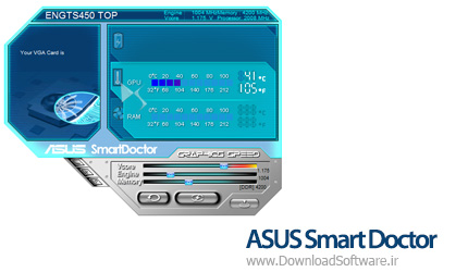 دانلود ASUS Smart Doctor نرمافزار اورکلاک، نظارت و خنک کننده کارت گرافیک ایسوس