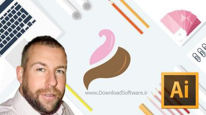 آموزش طراحی یک لوگو در برنامه Adobe Illustrator