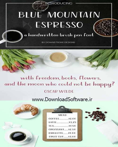 دانلود فوت انگلیسی Blue Mountain Espresso