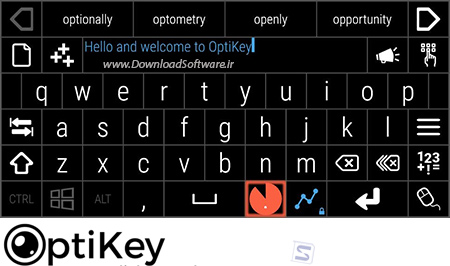 دانلود نرم افزار OptiKey مدیریت صفحه کلید و ماوس به کمک وب کم