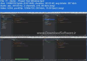 دانلود فیلم آموزش شروع کار با برنامه IntelliJ CE
