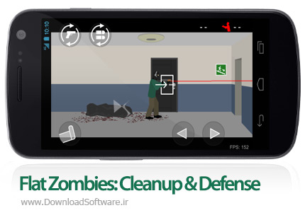 دانلود Flat Zombies: Cleanup & Defense