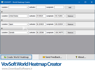 دانلود VovSoft World Heatmap Creator