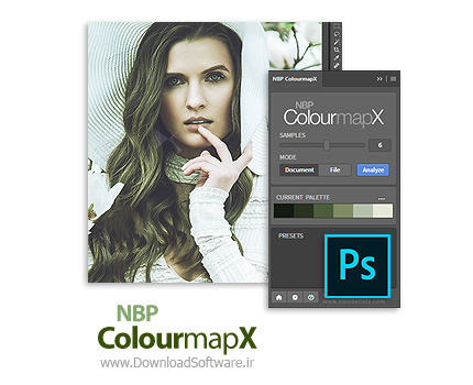 دانلود NBP ColourmapX for Adobe Photoshop پلاگین استخراج رنگ تصاویر فتوشاپ